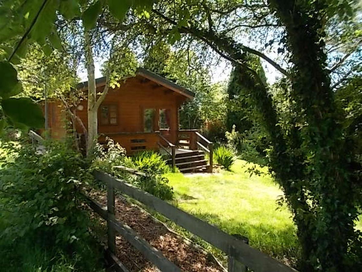 Tudor Lodge With Pool & Bbq Cabin 리스커드 외부 사진